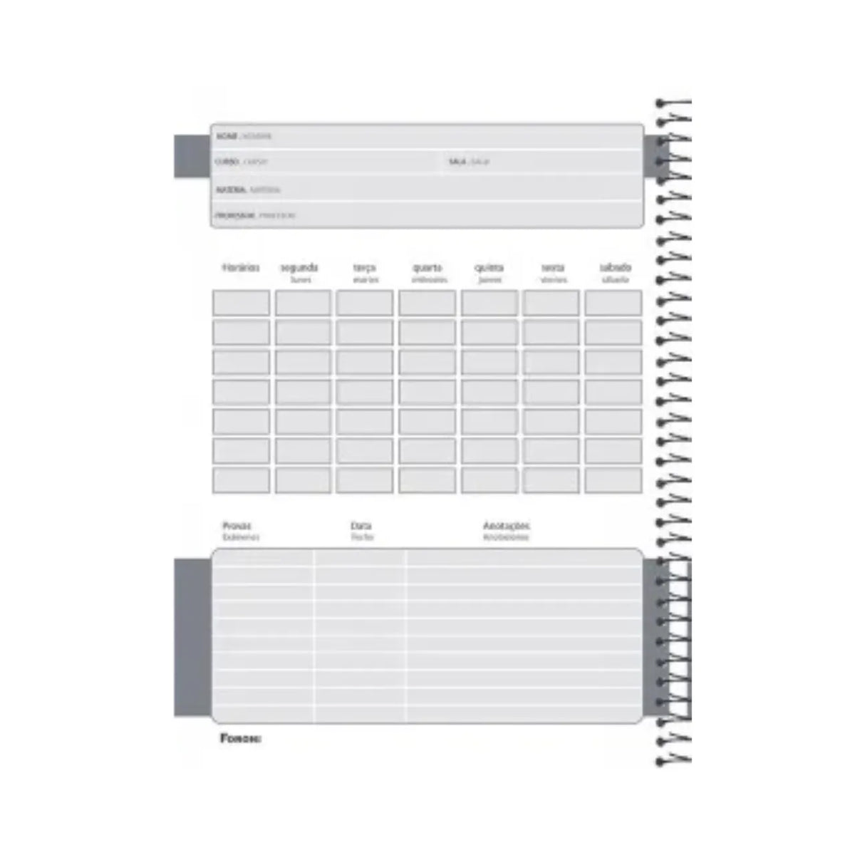 Caderno 20 Matérias 400 Folhas Skate Foroni