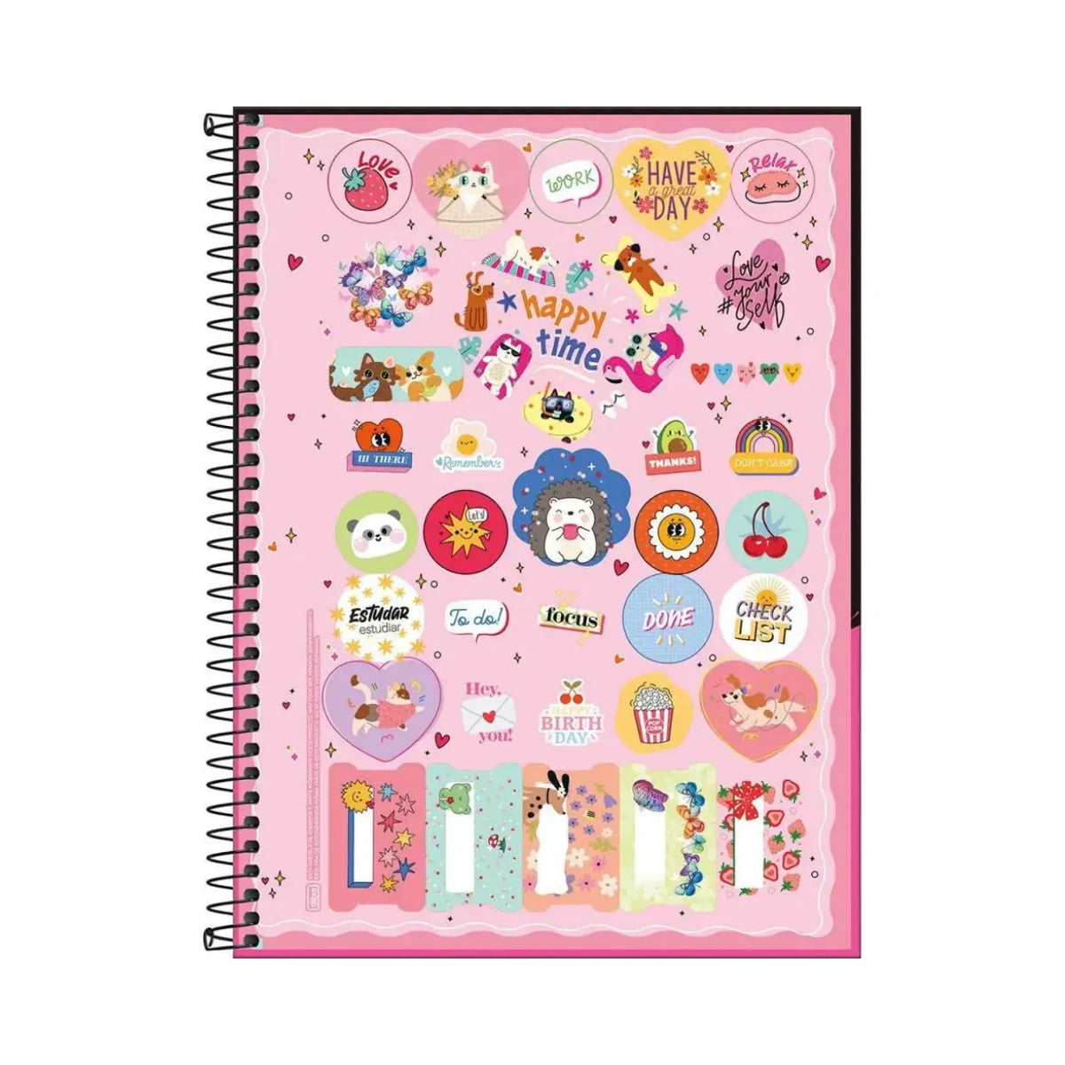 Caderno 20 Matérias 320 Folhas Bloom Borboletas Tilibra