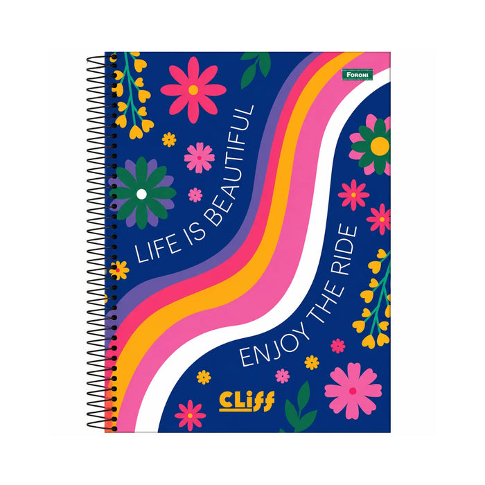 Caderno 20 Matérias 320 Folhas Cliff Foroni
