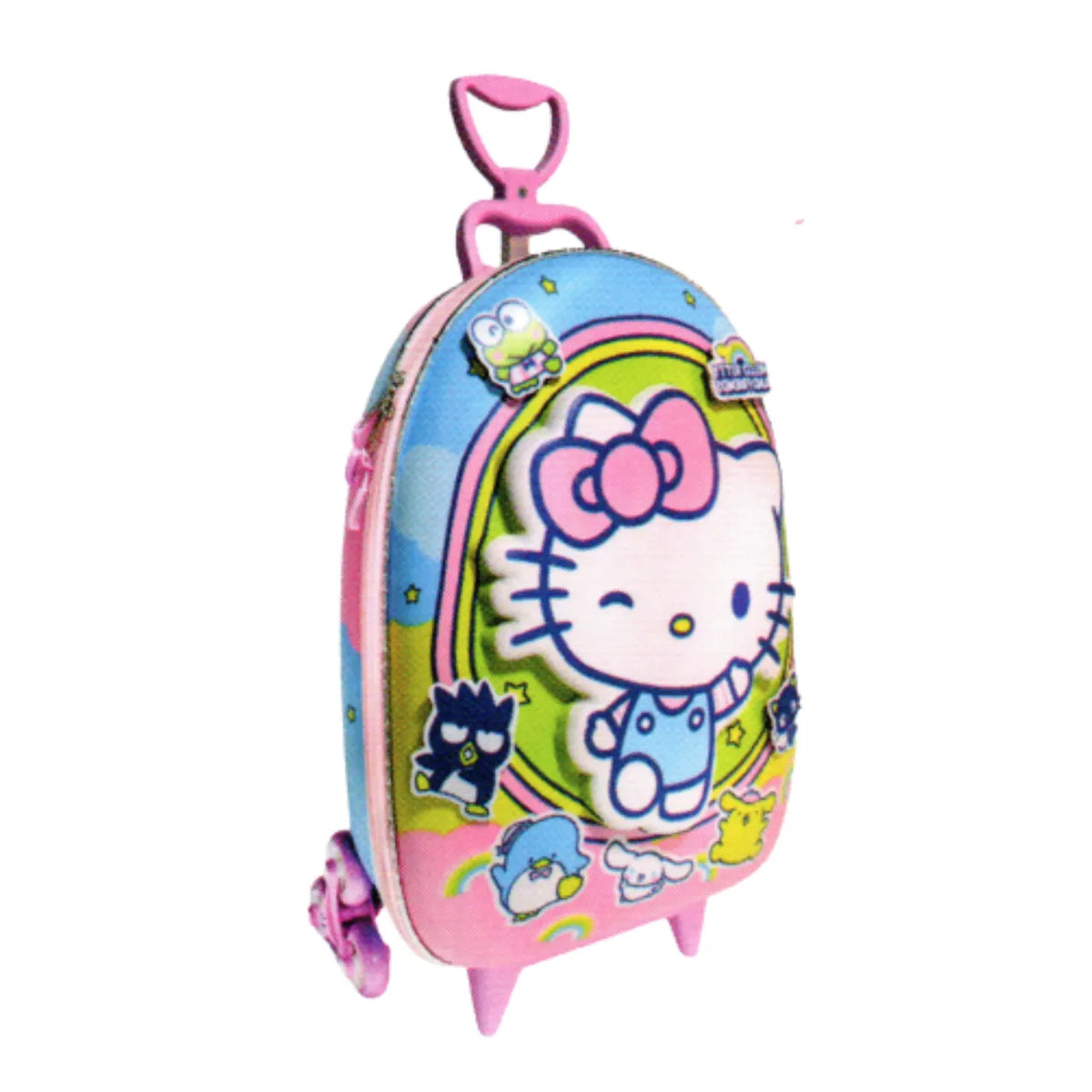 Kit Mochila de Rodinha Hello Kitty com Lancheira Diplomata