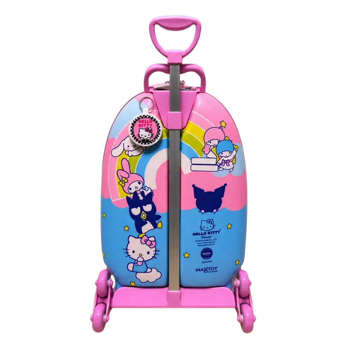 Kit Mochila de Rodinha Hello Kitty com Lancheira Diplomata