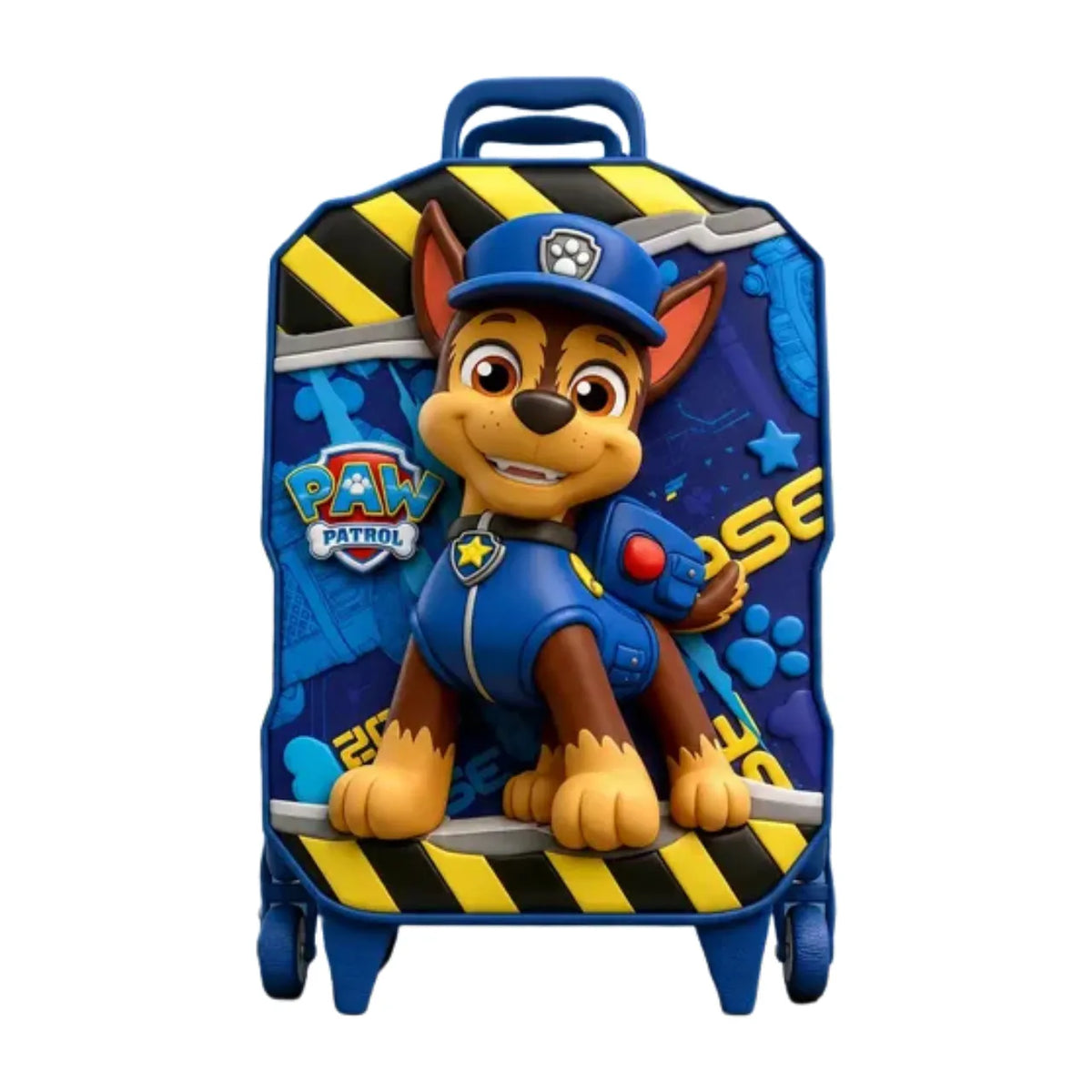 Kit Mochila Rodinha Paw Patrol Chase com Lancheira Diplomata