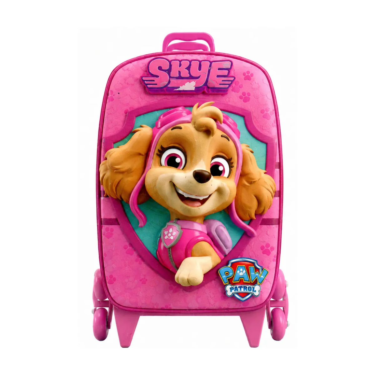 Kit Mochila Rodinha Paw Patrol Skye Lancheira Diplomata