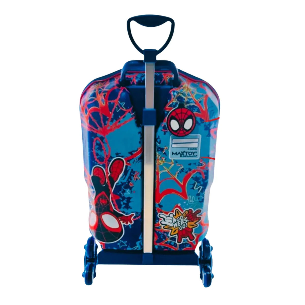 Kit Mochila Rodinha Homem Aranha Lancheira Diplomata