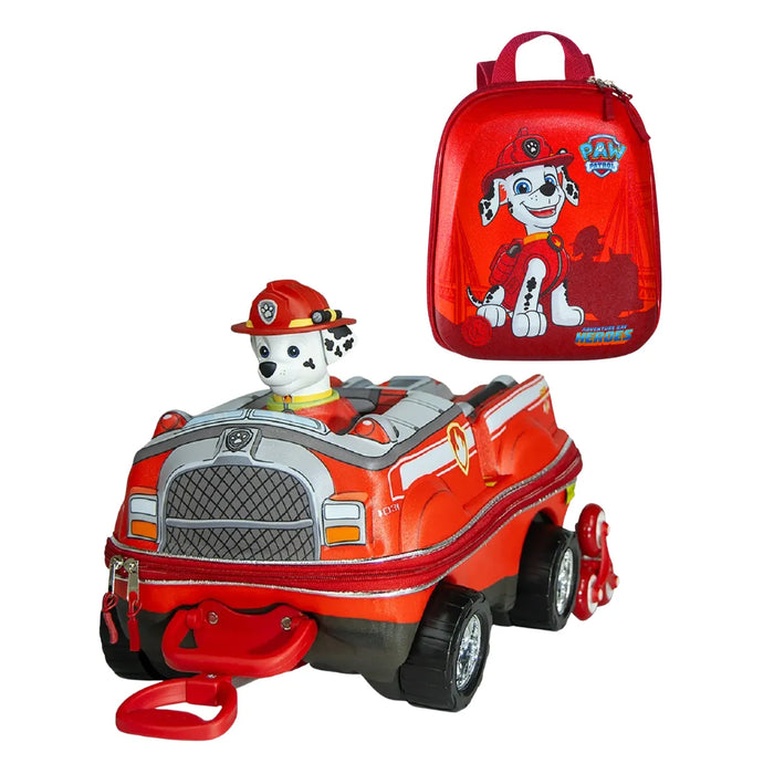 Kit Mochila Rodinha Paw Patrol Marshall Lancheira Diplomata