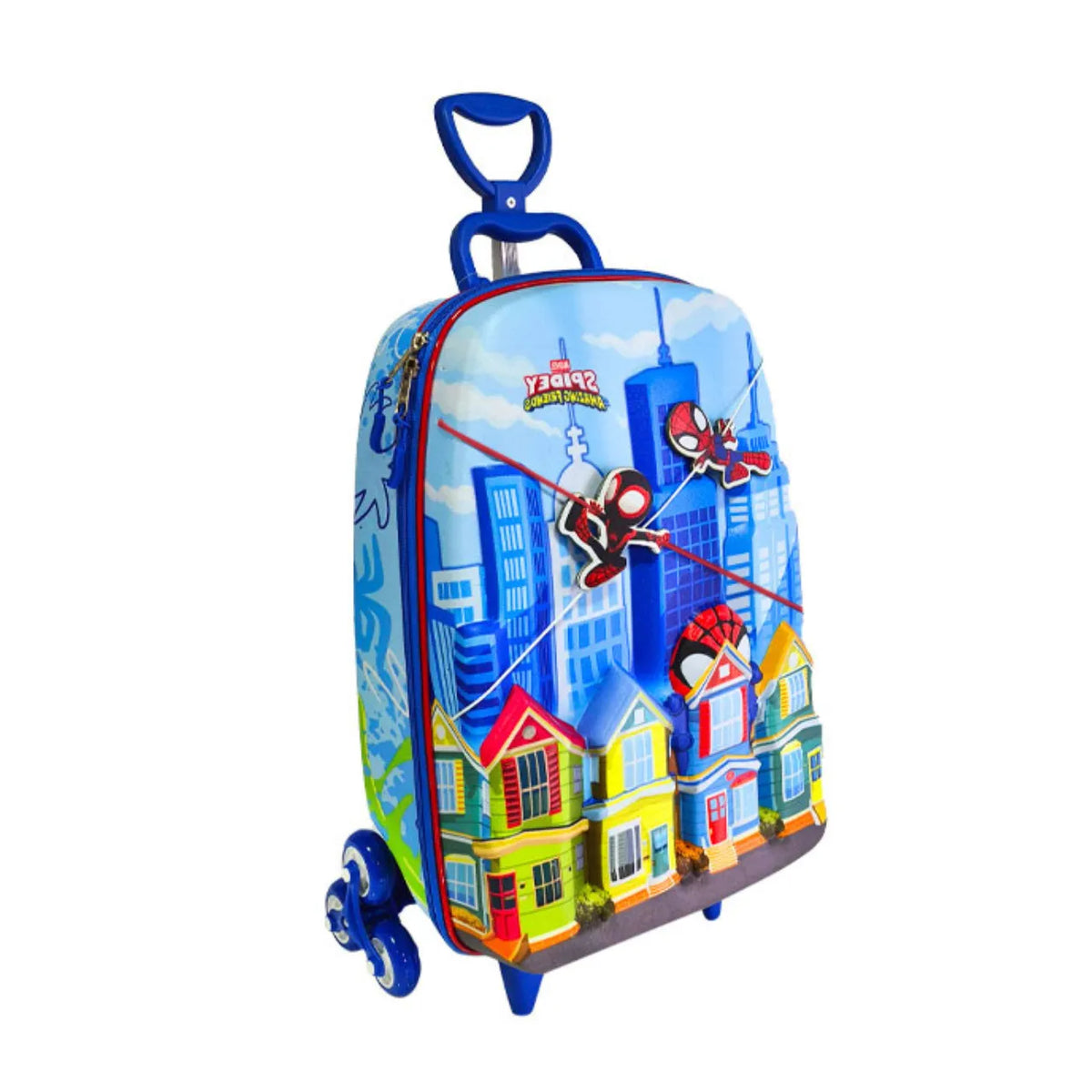 Kit Mochila Rodinha Homem Aranha Lancheira Diplomata