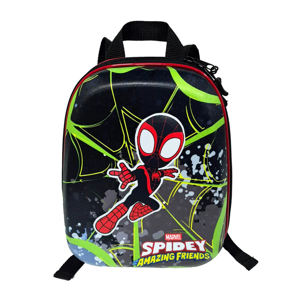 Kit Mochila Rodinha Homem Aranha Miles Carro Lancheira Diplomata