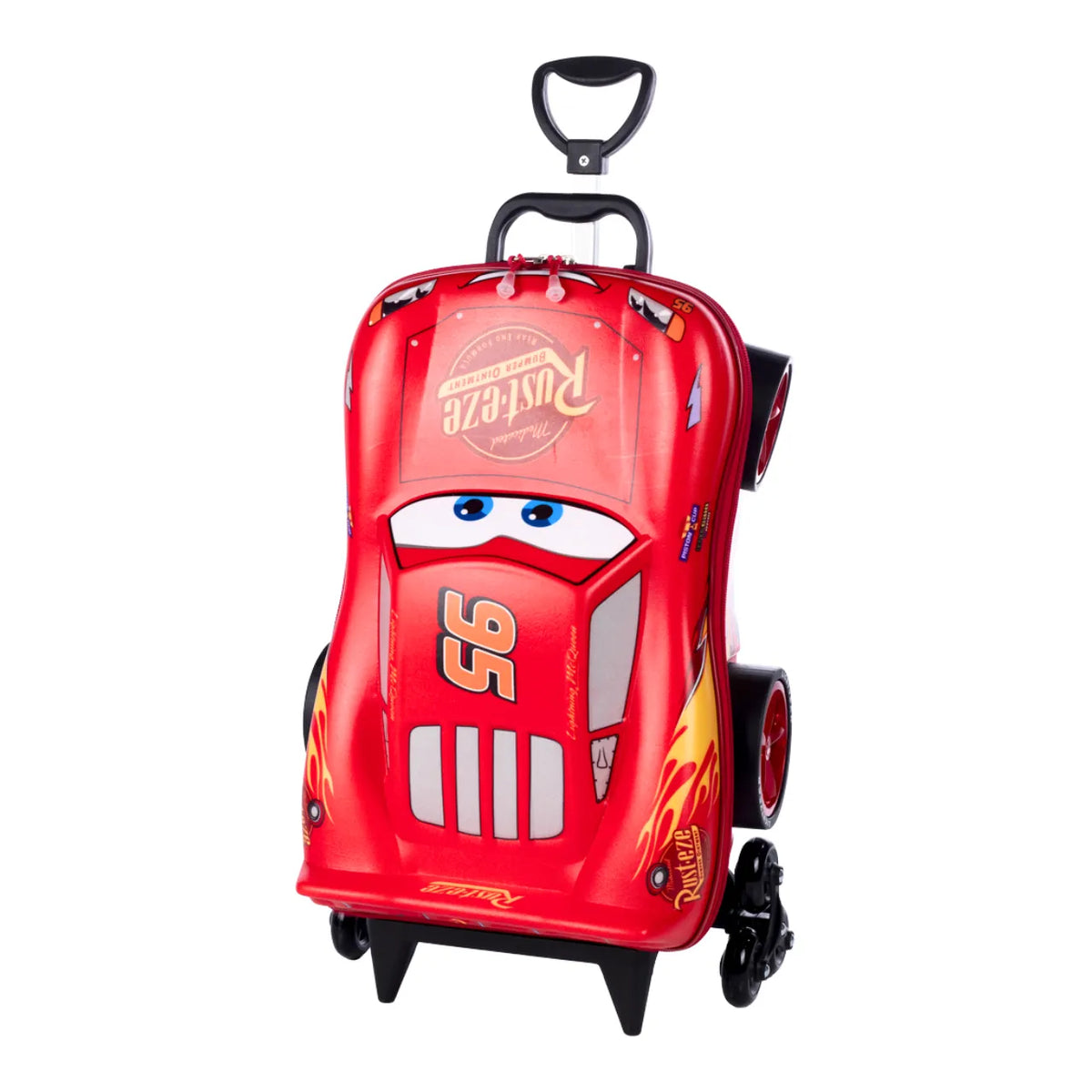 Kit Mochila Rodinha McQueen Carro com Lancheira Diplomata