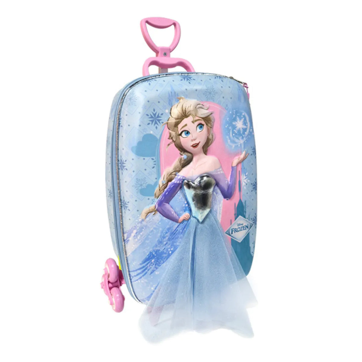 Kit Mochila Rodinha Frozen Elsa Lancheira Diplomata