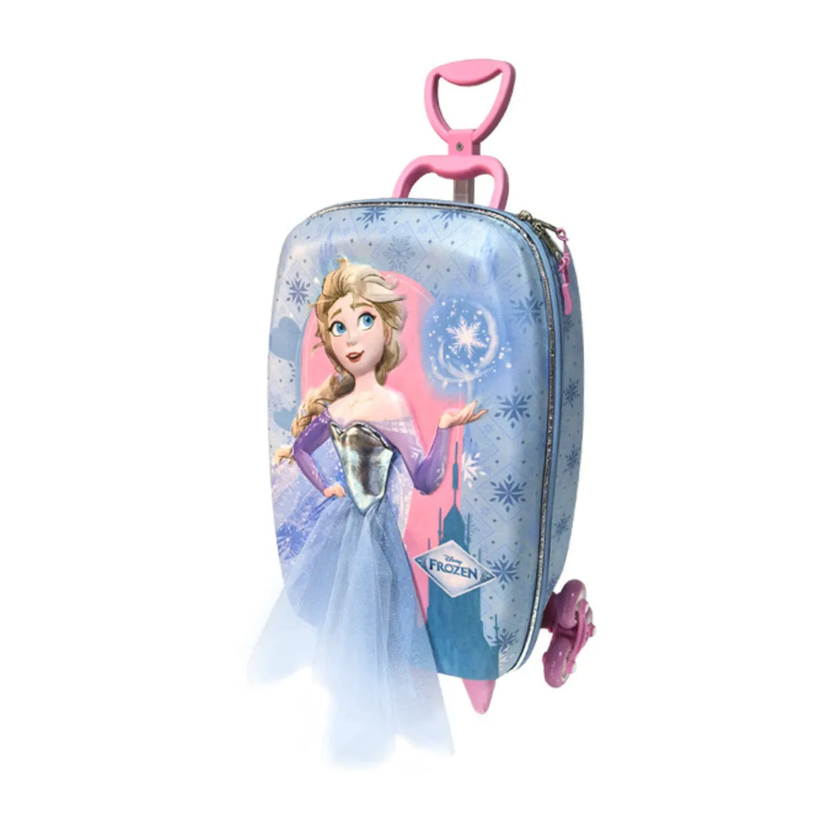 Kit Mochila Rodinha Frozen Elsa Lancheira Diplomata