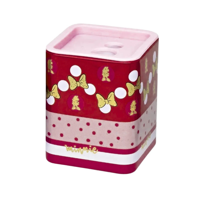 Apontador Metal Minnie Mouse Vermelho com Depósito Molin