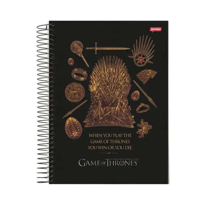 Caderno 20 Matérias Game of Thrones 320 Folhas Jandaia
