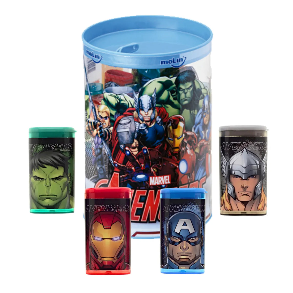 Apontador Homem de Ferro com Depósito Molin Avengers