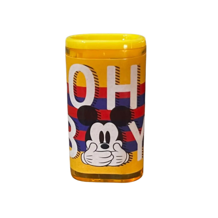Apontador Mickey Oh Boy com Depósito Amarelo Molin