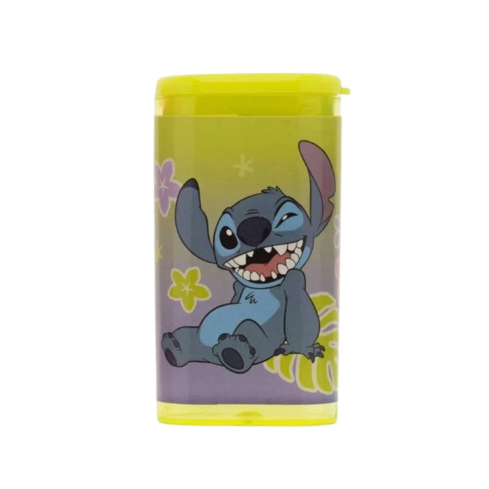 Apontador Stitch com Depósito Verde Molin