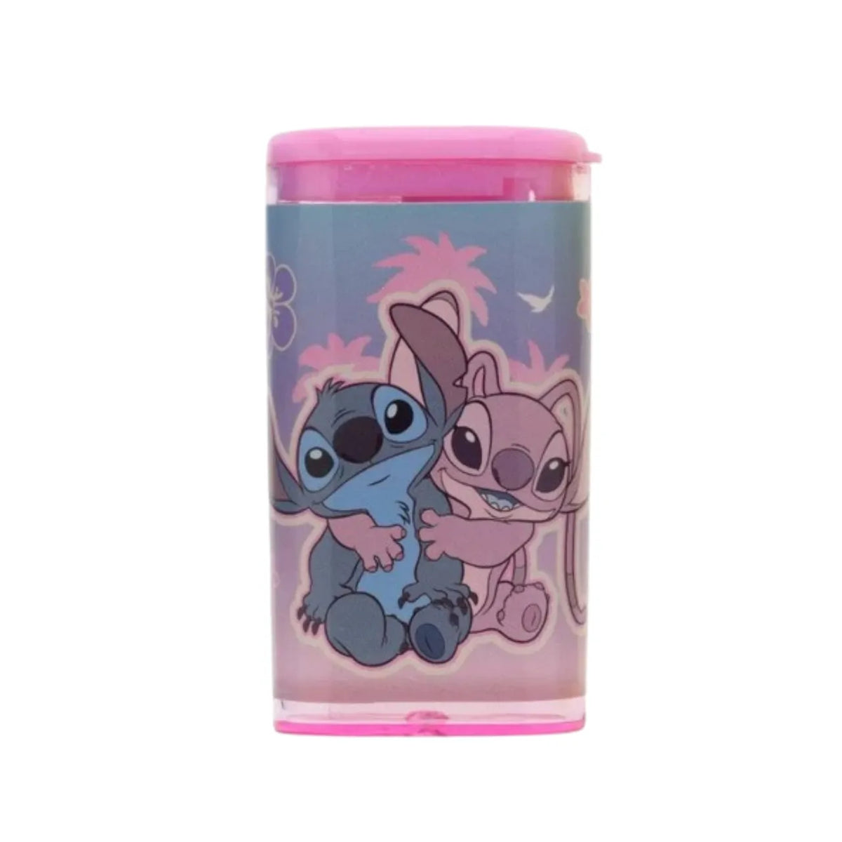 Apontador Stitch com Depósito Rosa Molin