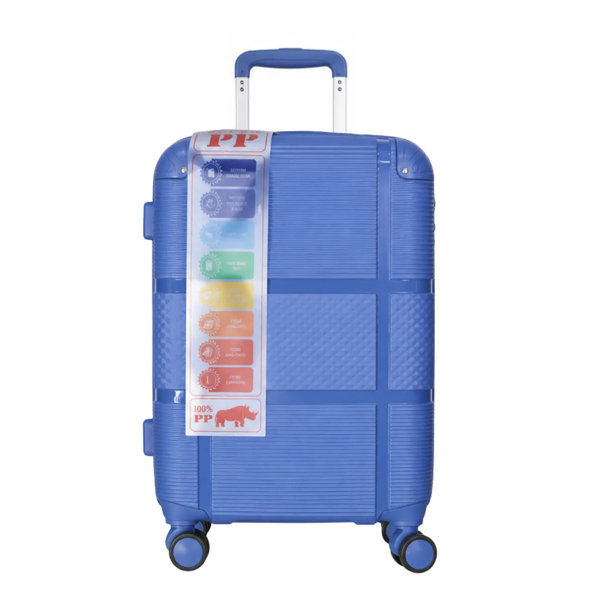 Mala Expansível 12/15kg Azul Polipropileno Hinza