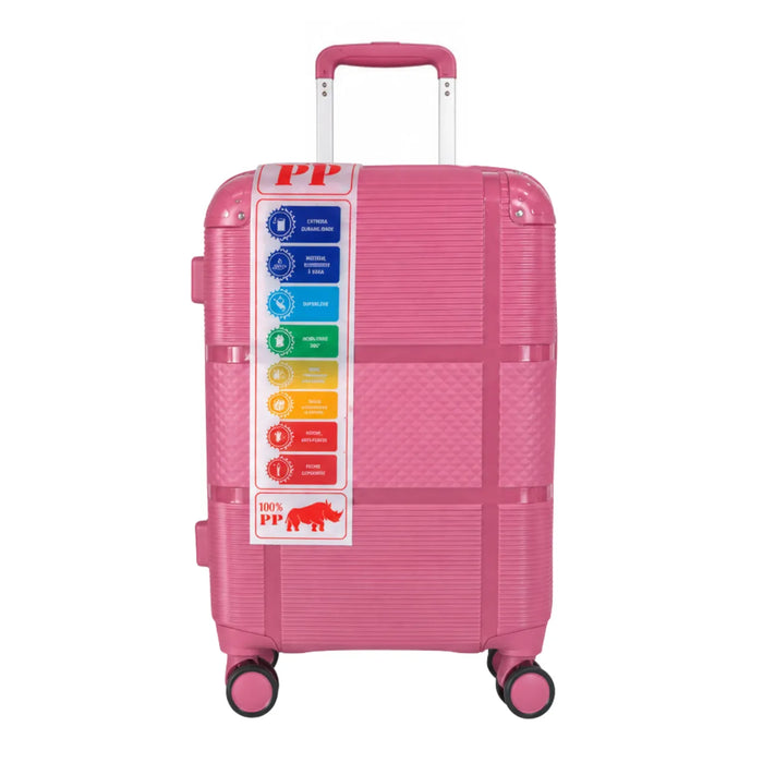 Mala Expansível 12/15kg Rosa Polipropileno Hinza