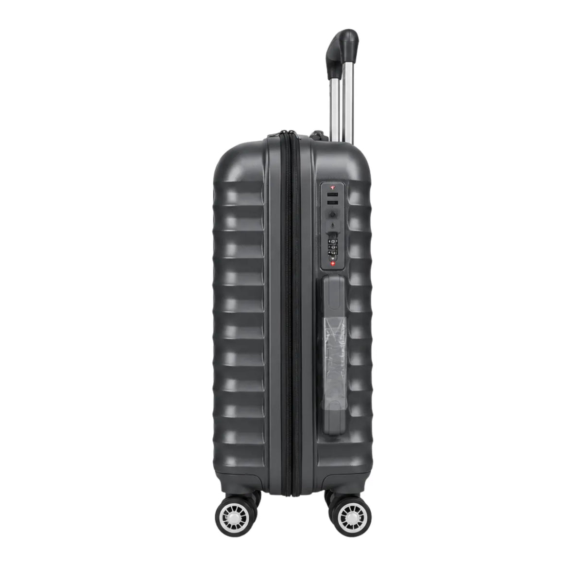 Mala de Viagem Expansível 15/20kg Grafite Policarbonato