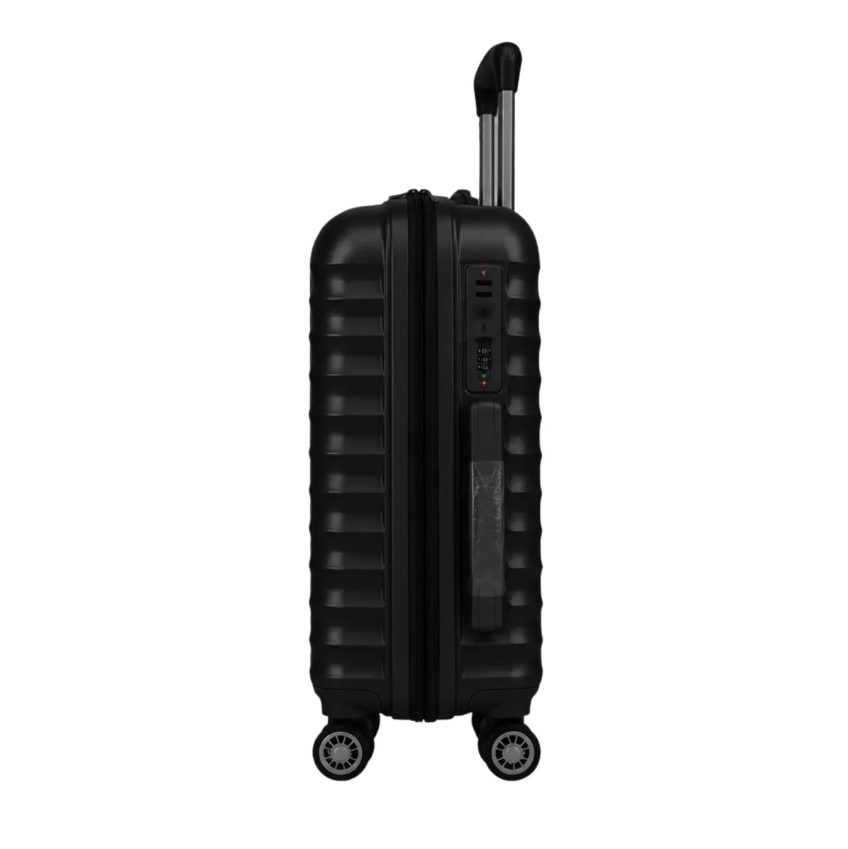 Mala de Viagem Expansível 15/20kg Preta Policarbonato Hinza