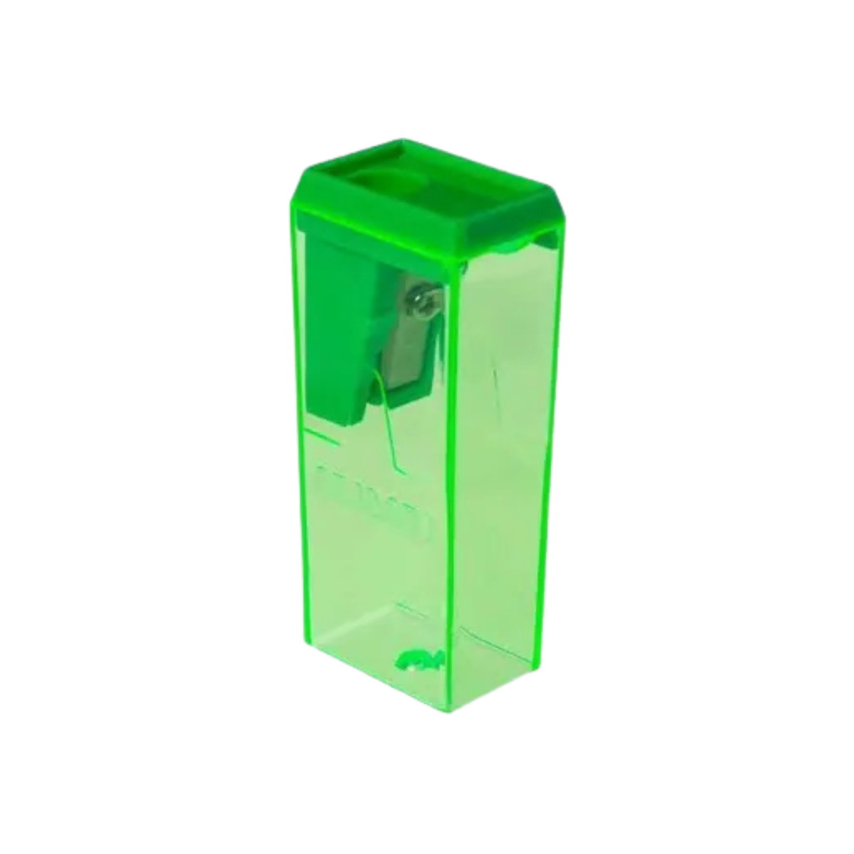 Apontador com Depósito Verde 1 Furo Leo e Leo