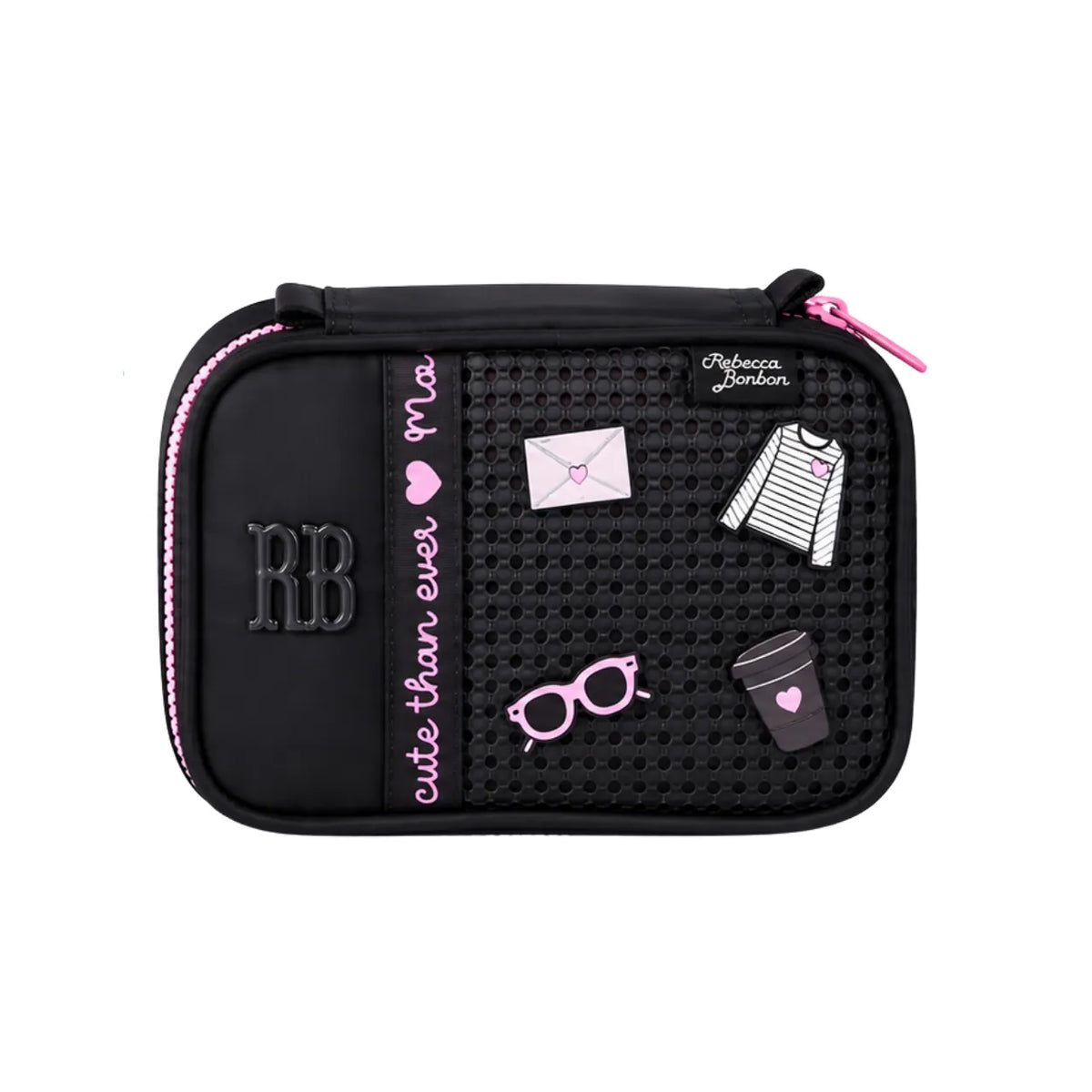Estojo Box Preto Rebecca Bonbon