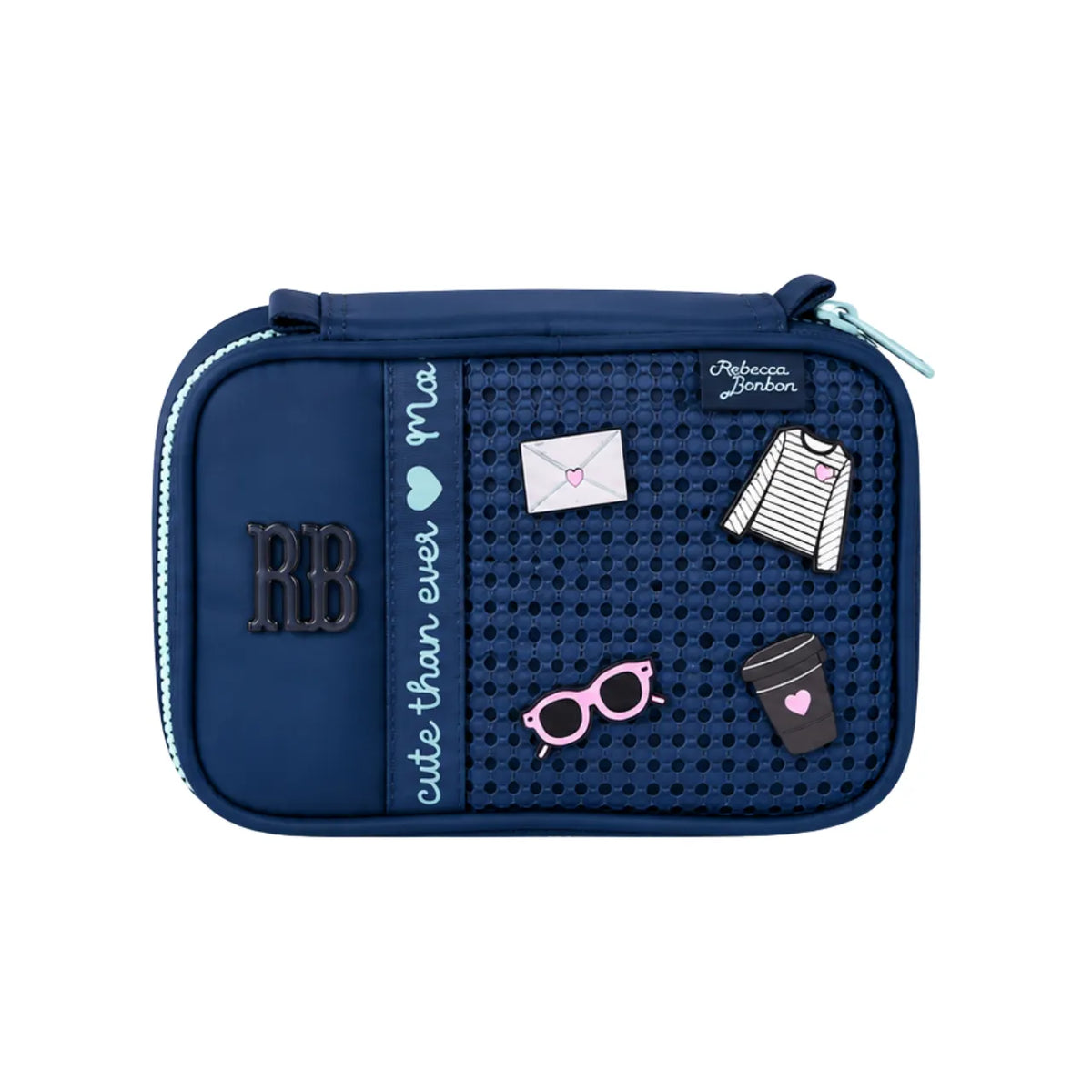 Estojo Box Azul Rebecca Bonbon