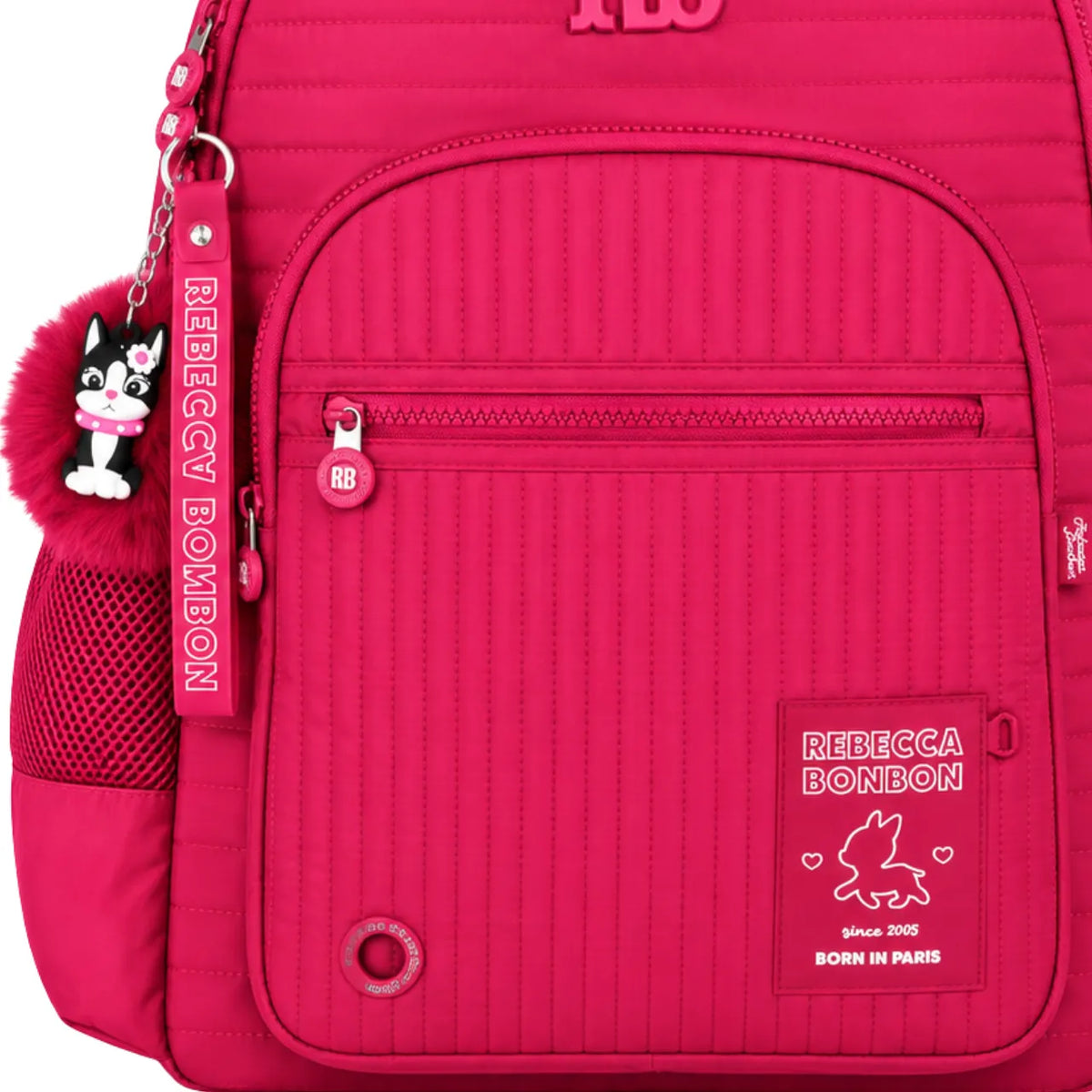Mochila de Costas Rosa Rebecca Bonbon