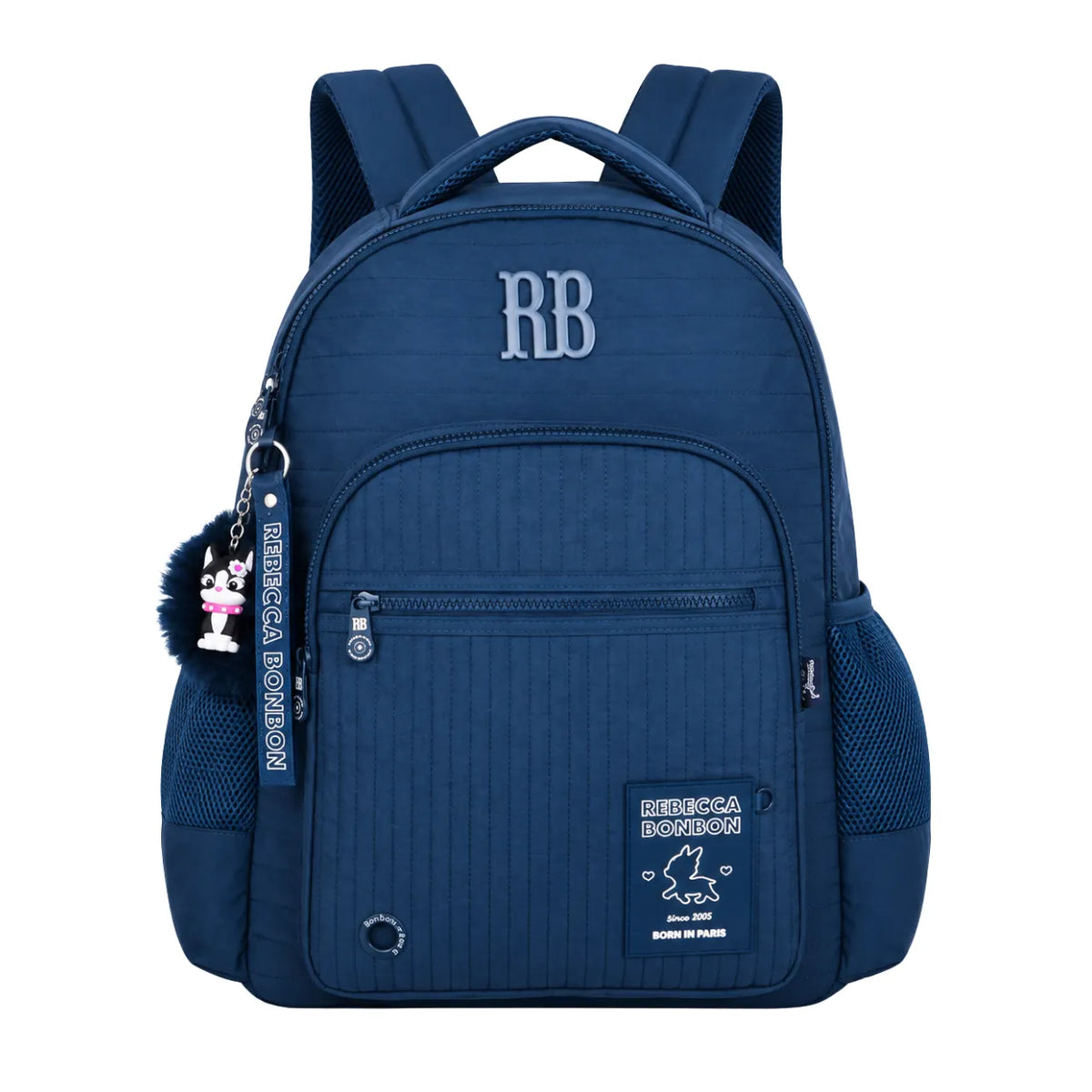 Mochila de Costas Azul Rebecca Bonbon