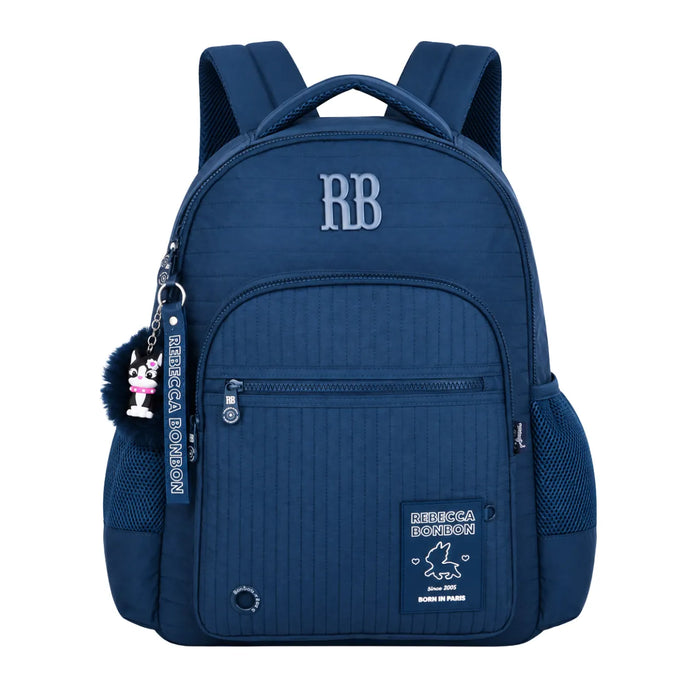 Mochila de Costas Azul Rebecca Bonbon