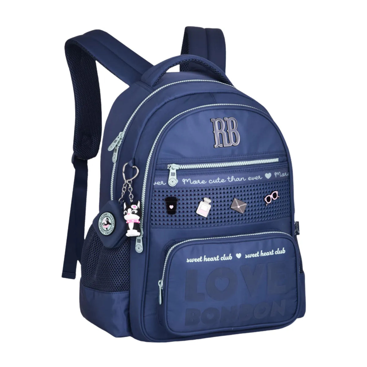 Mochila de Costas Azul Love Rebecca Bonbon