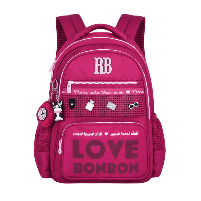 Mochila de Costas Rosa Love Rebecca Bonbon