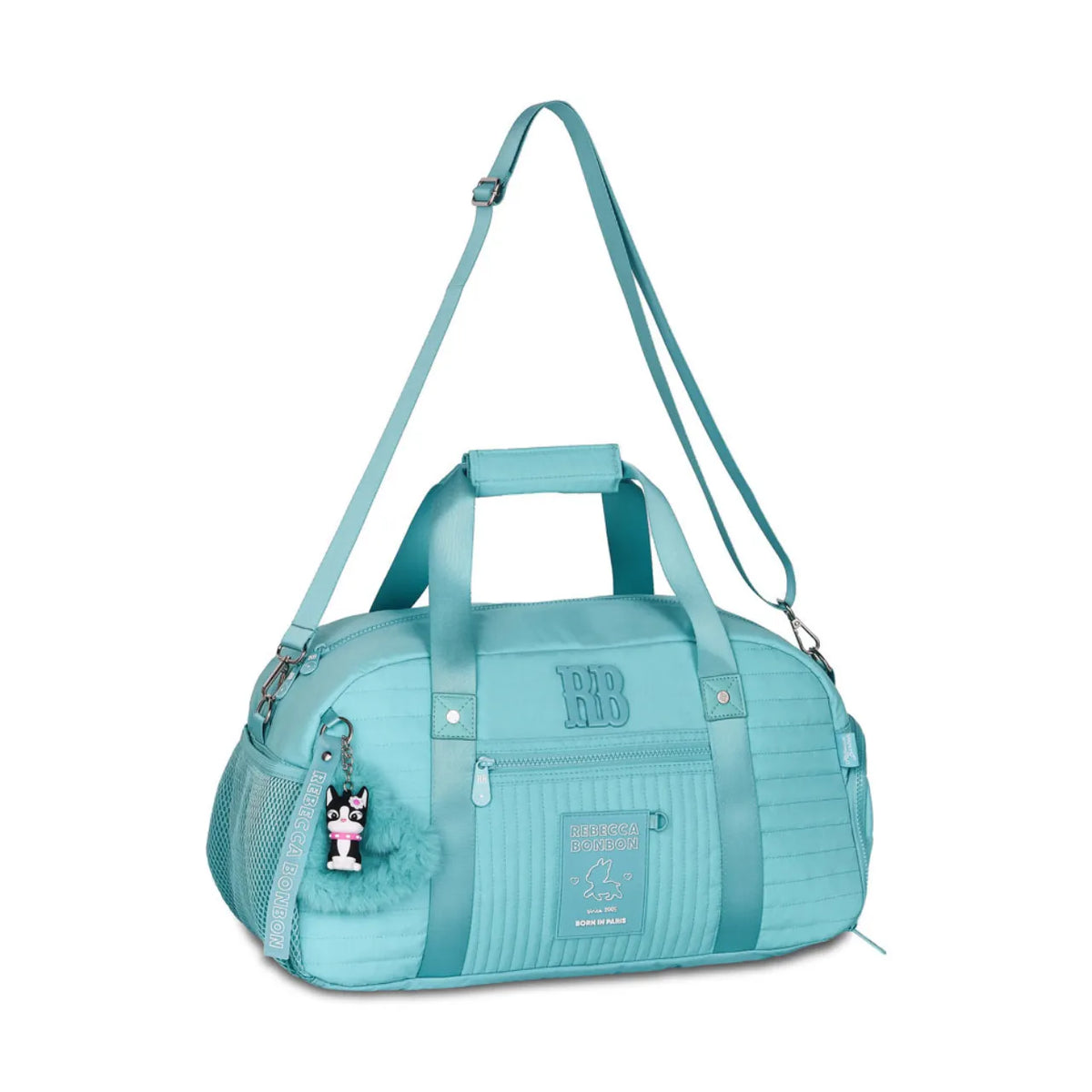 Bolsa de Viagem Verde Rebecca Bonbon com Alça Transversal