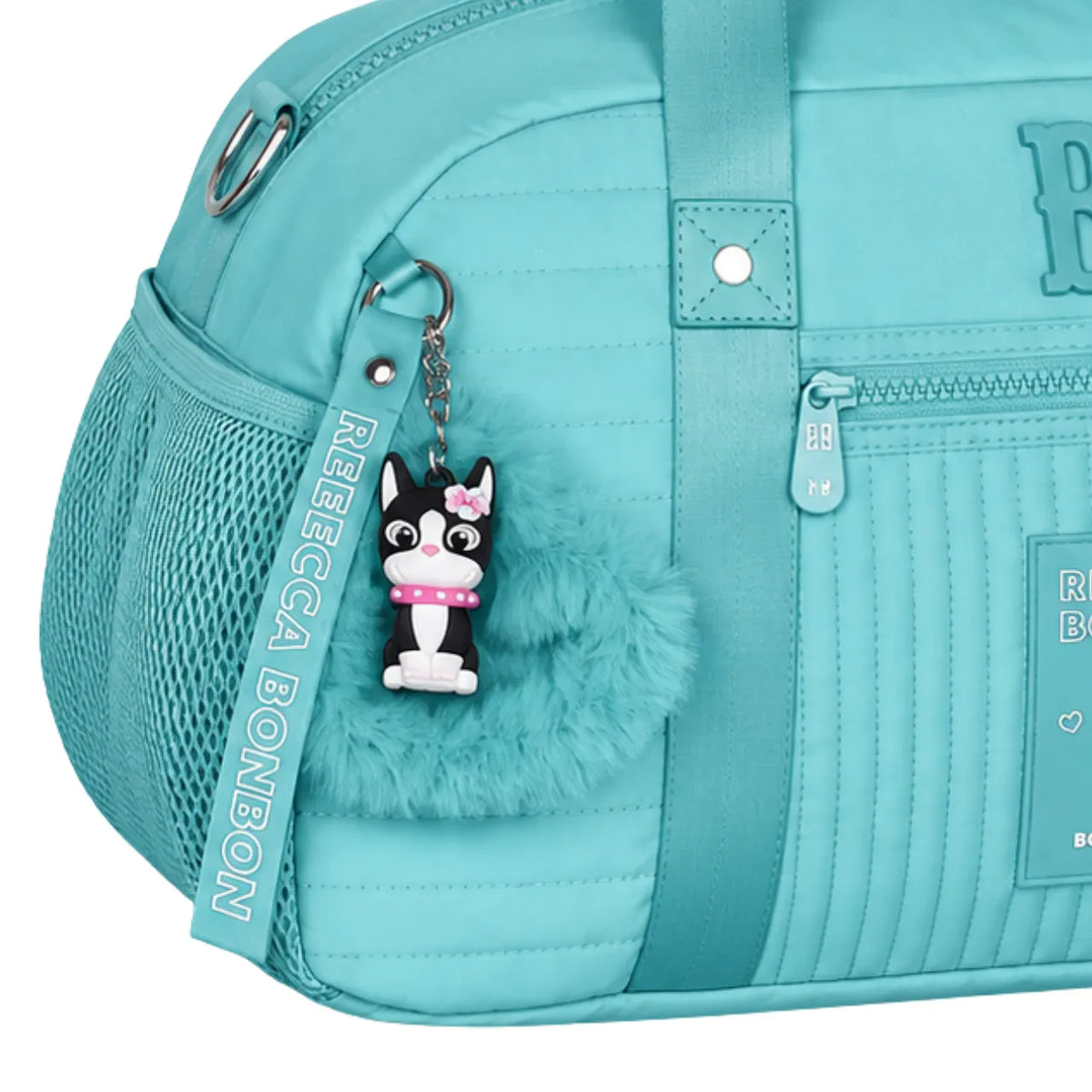 Bolsa de Viagem Verde Rebecca Bonbon com Alça Transversal