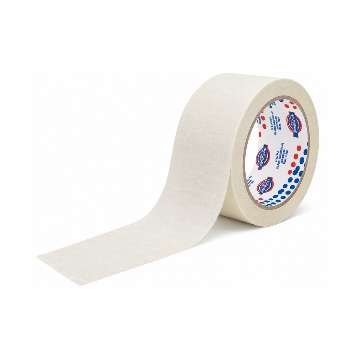 Fita Crepe Branca Uso Geral 48mm x 50m Eurocel