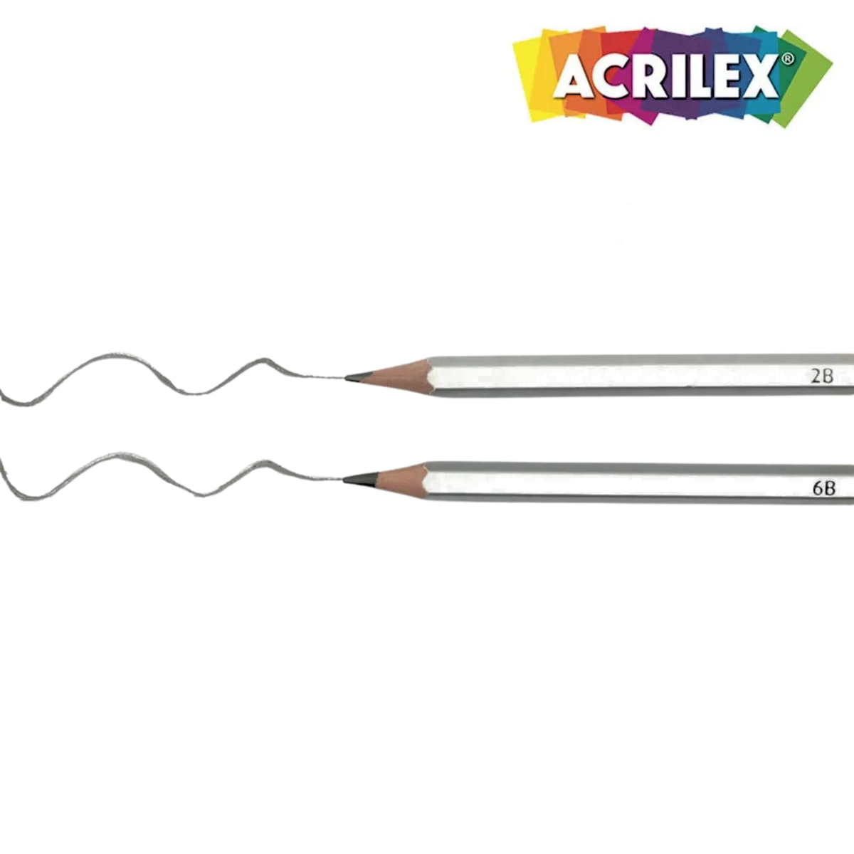 Lápis Preto 6B Acrilex Classic Desenho e Escrita
