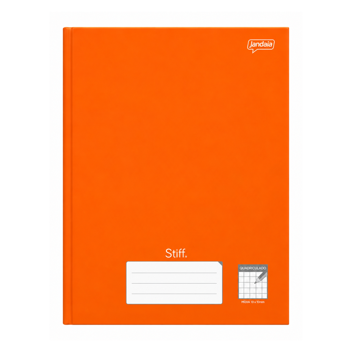 Caderno Quadriculado Stiff Jandaia 10x10mm Capa Dura
