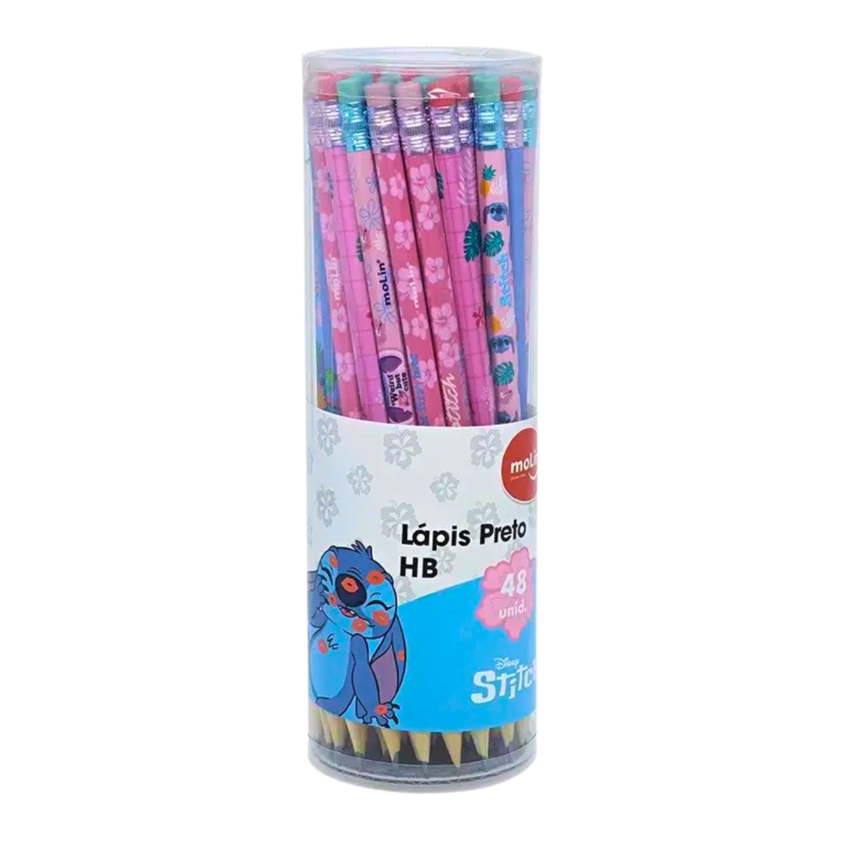 Lápis de Escrever Stitch Molin com Borracha