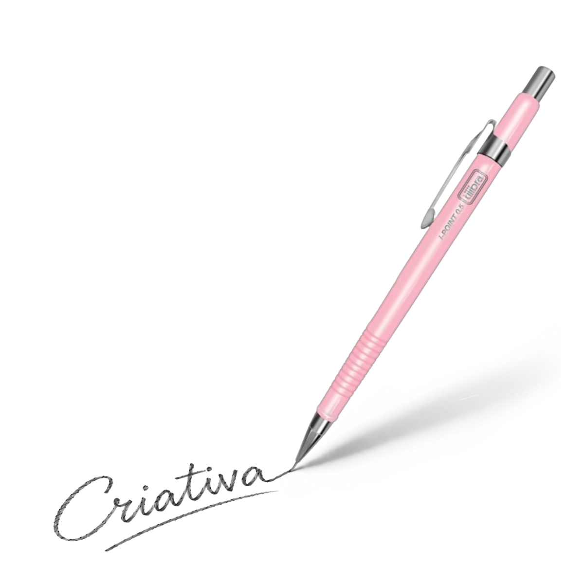 Lapiseira 0.5mm I-Point Rosa Tilibra