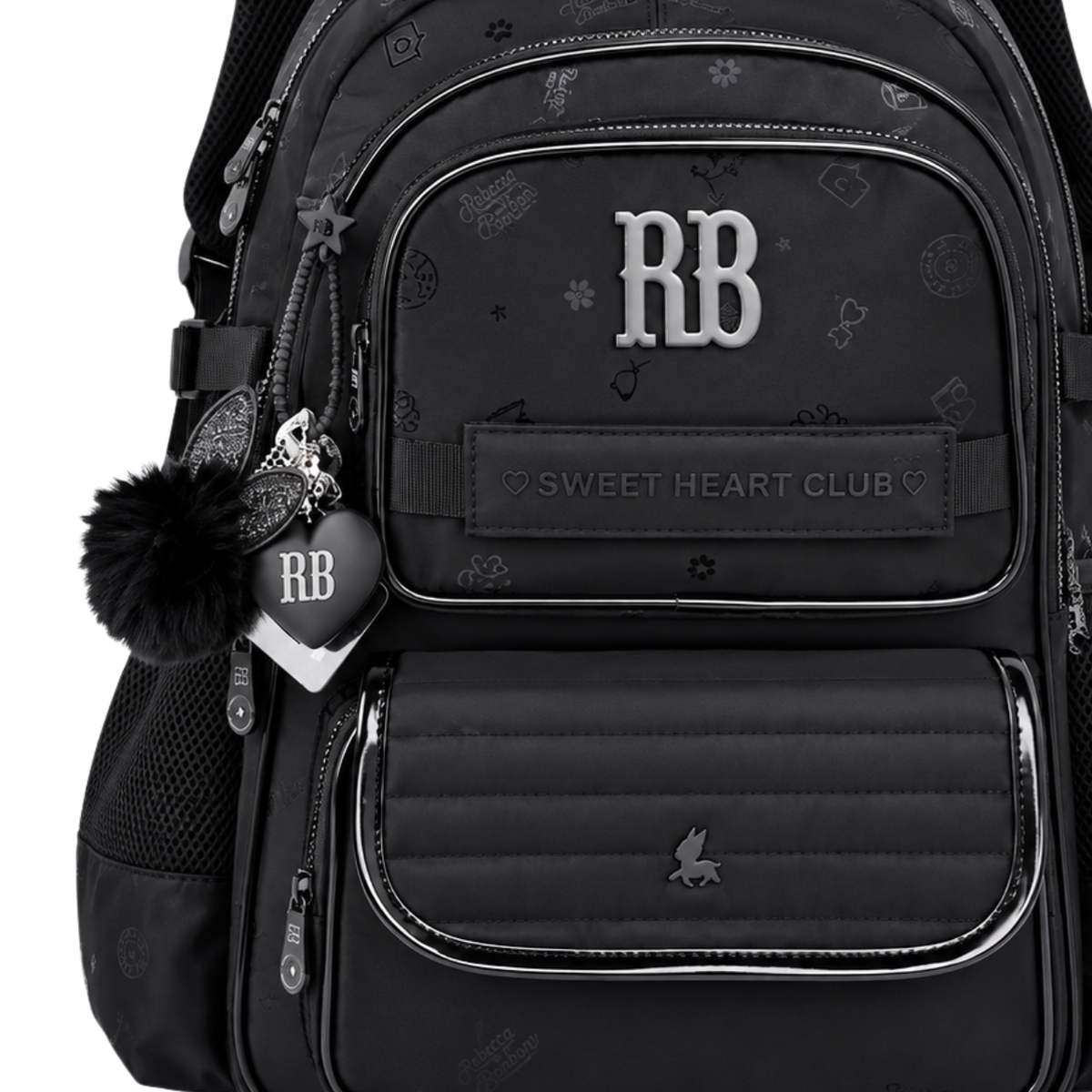 Mochila de Costas Rebecca Bonbon Preta