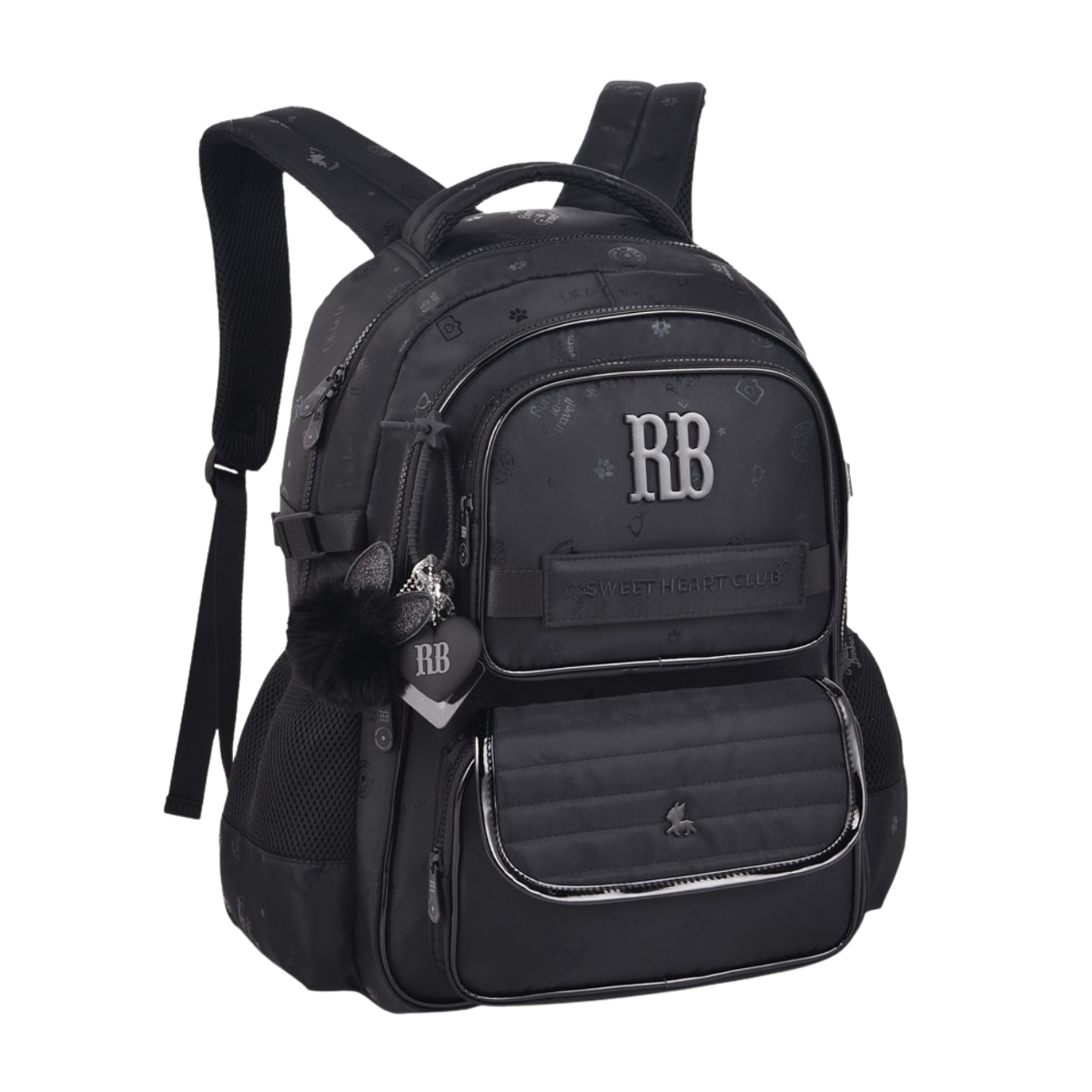 Mochila de Costas Rebecca Bonbon Preta