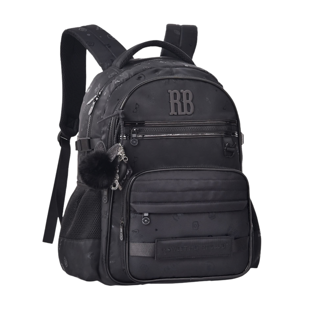 Mochila de Costas Rebecca Bonbon Preta