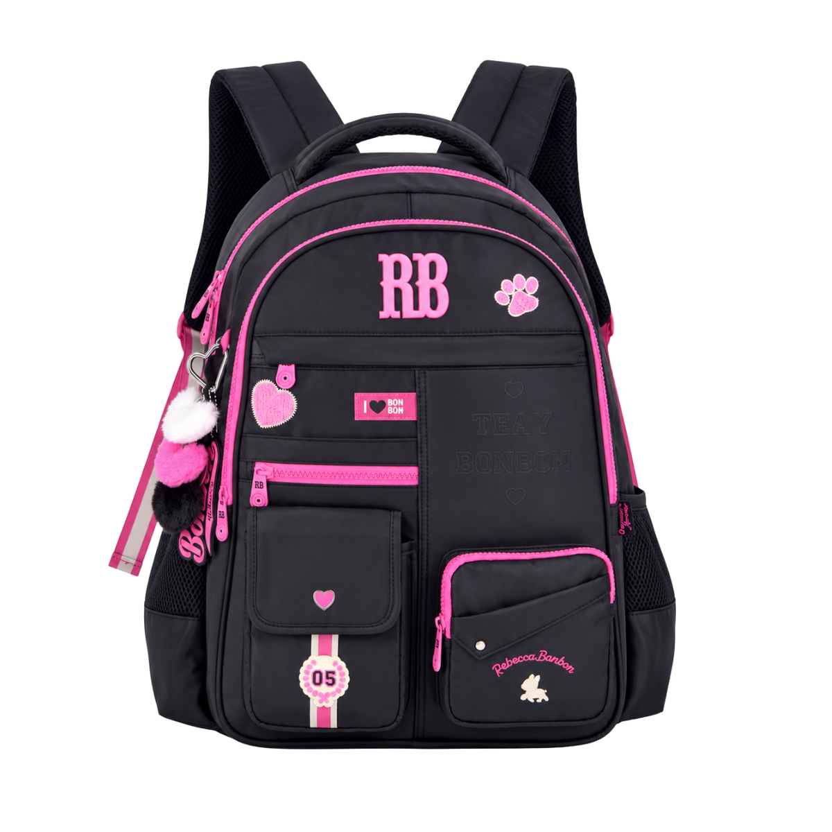 Mochila de Costas Rebecca Bonbon Preta