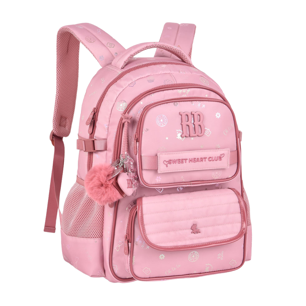 Mochila de Costas Rebecca Bonbon Rosa