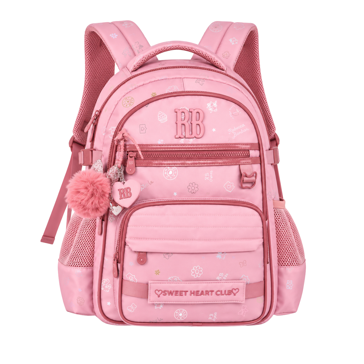 Mochila de Costas Rebecca Bonbon Rosa
