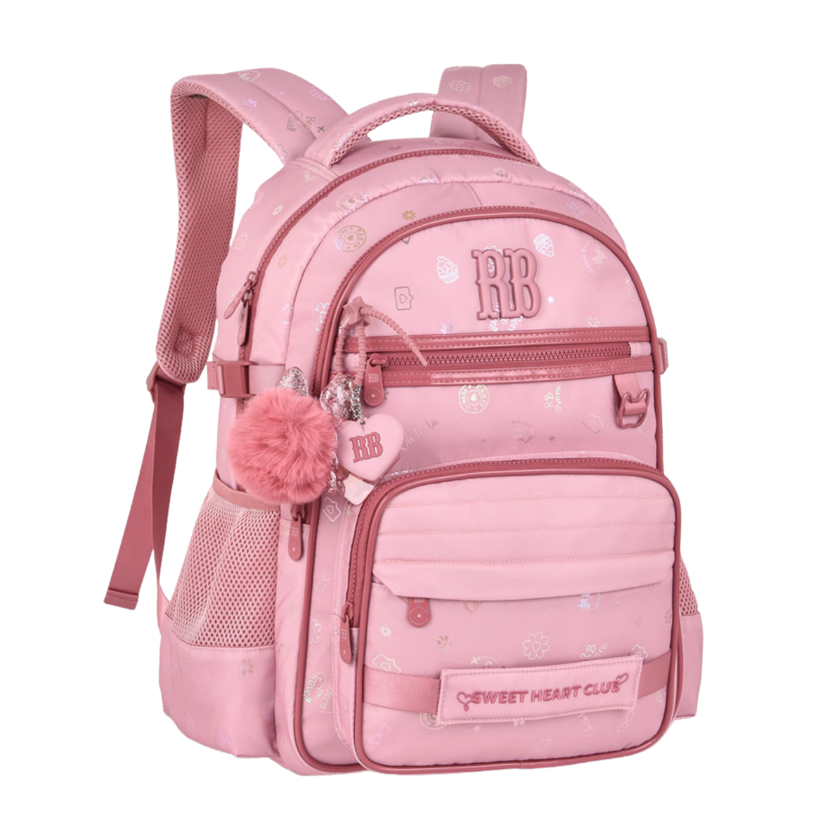 Mochila de Costas Rebecca Bonbon Rosa