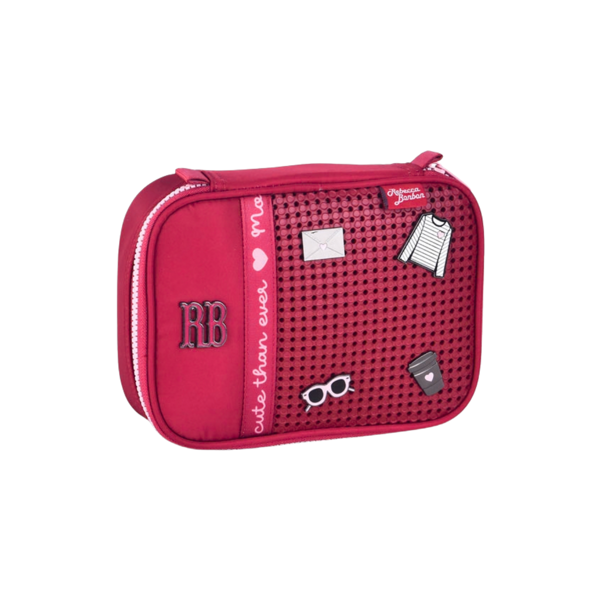Kit Mochila de Rodas Rebecca Bonbon Lancheira e Estojo Box