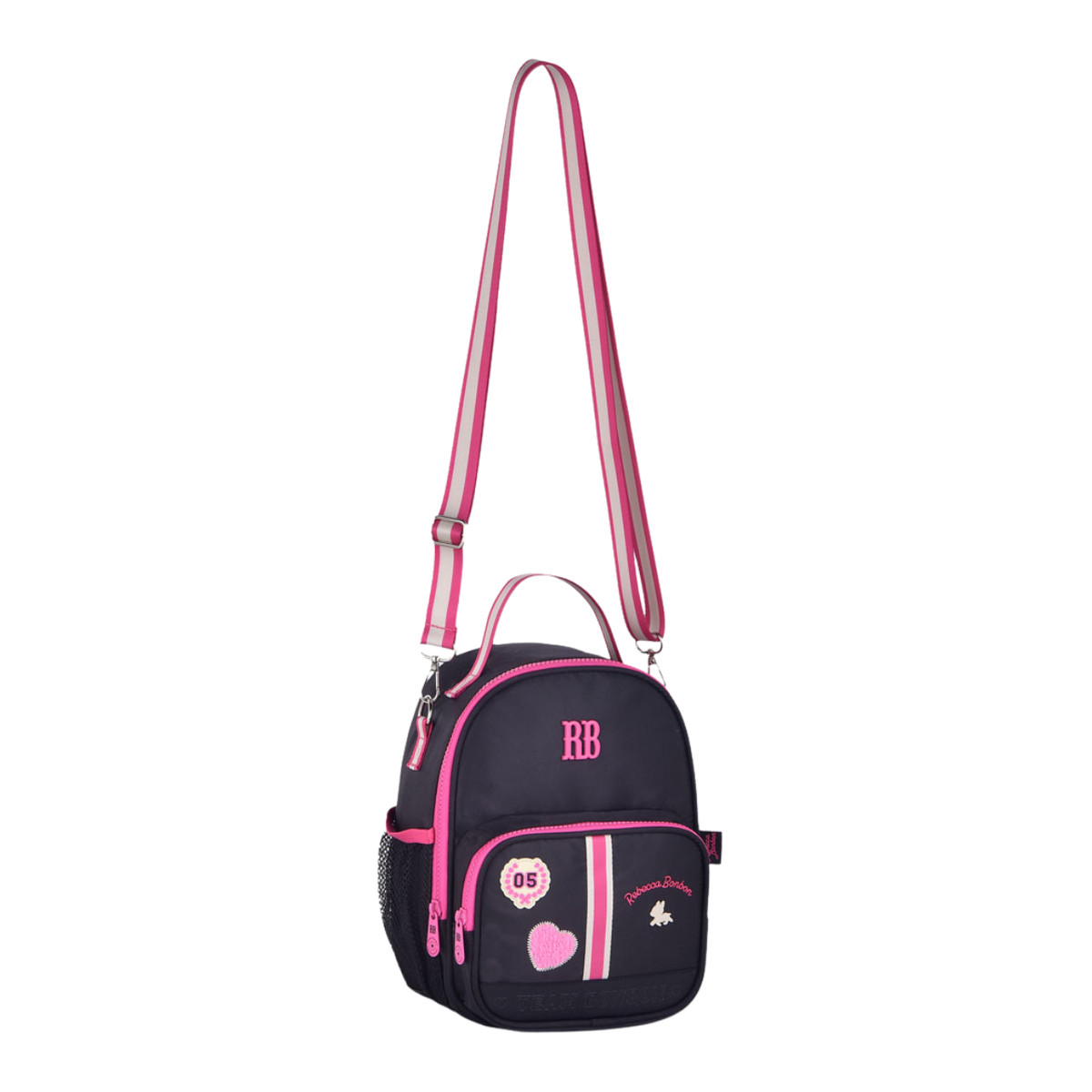 Kit Mochila de Rodas Rebecca Bonbon Lancheira e Estojo Box
