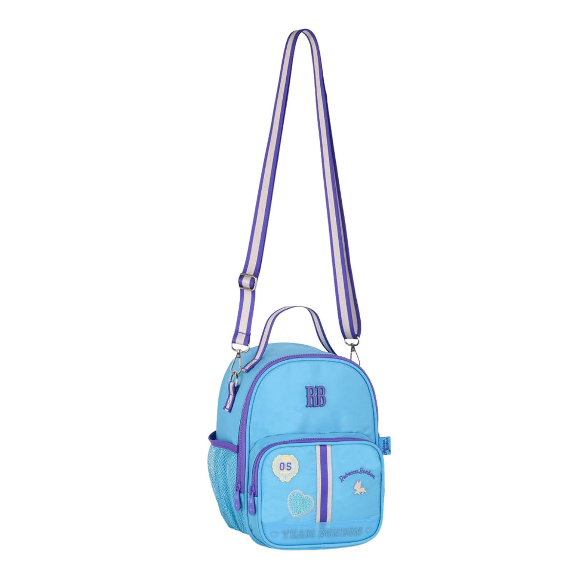 Kit Mochila de Rodas Rebecca Bonbon Lancheira e Estojo Box