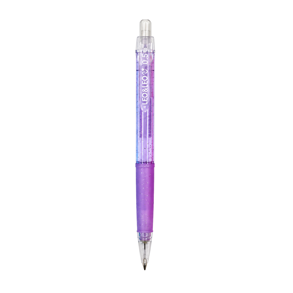 Lapiseira 0.5mm Clear Lilás Leo & Leo